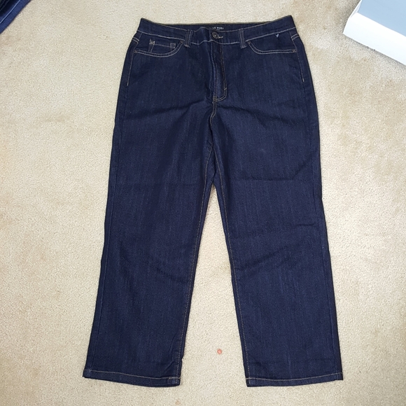 Size 14 Nine West jeans new without tags BLACK - Picture 3 of 7